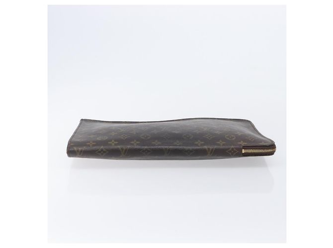 LOUIS VUITTON Monogram Posh Documents Clutch Bag LV Auth 206625 Monograma - vista 6