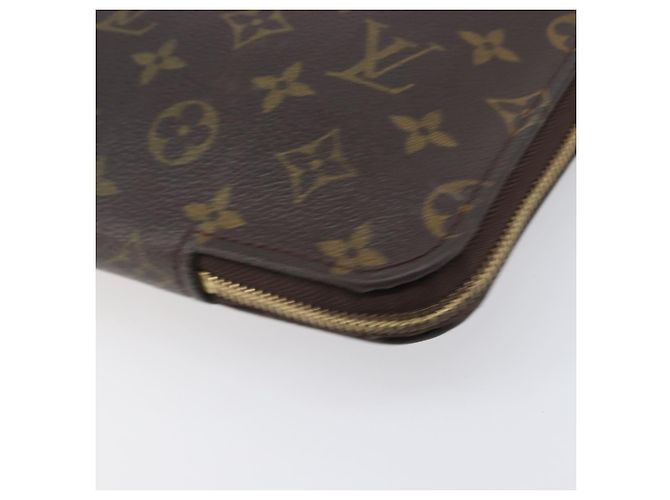 LOUIS VUITTON Monogram Posh Documents Clutch Bag LV Auth 206625 Monograma - vista 7