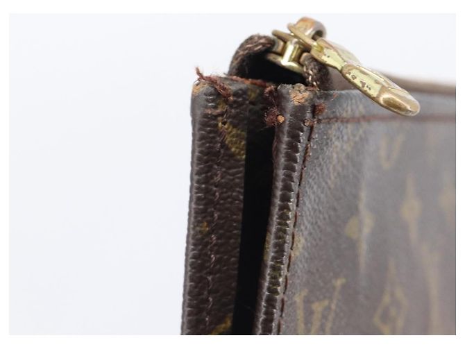 LOUIS VUITTON Monogram Posh Documents Clutch Bag LV Auth 206625 Monograma - vista 9