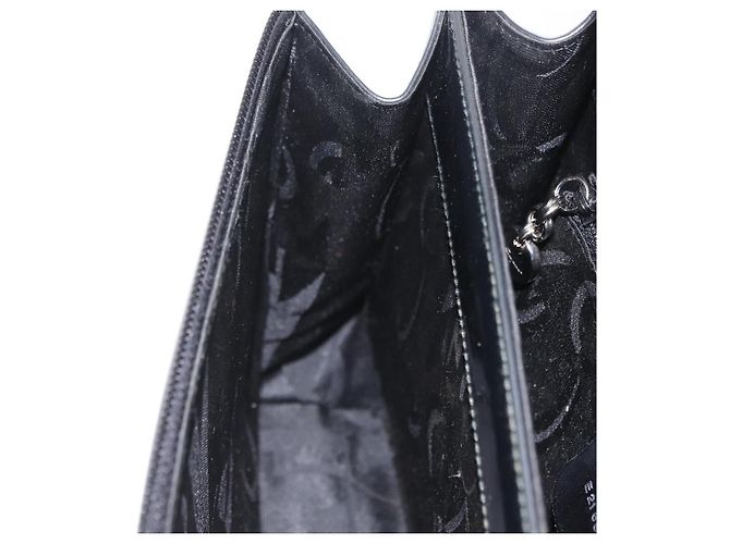 Borsa Salvatore Ferragamo Vernice 2way Gray Silver Auth ka6464A Marrone Argento - vista 25
