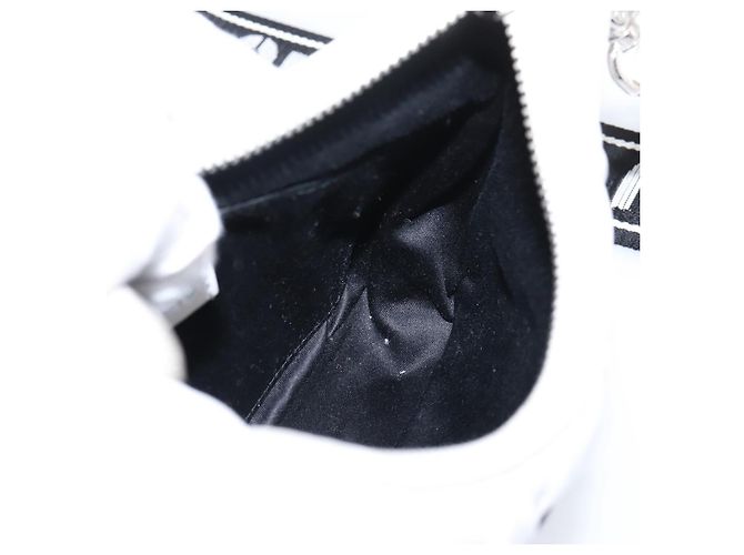 Sac à main Miu Miu en cuir 2way Blanc Argent Auth 167717SAM Argenté - vue 22