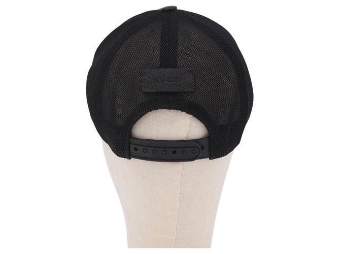 Cappello GUCCI GG Nylon Black Auth BA16150 Nero - vista 2