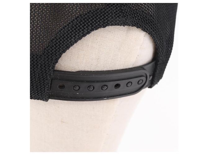 Cappello GUCCI GG Nylon Black Auth BA16150 Nero - vista 6