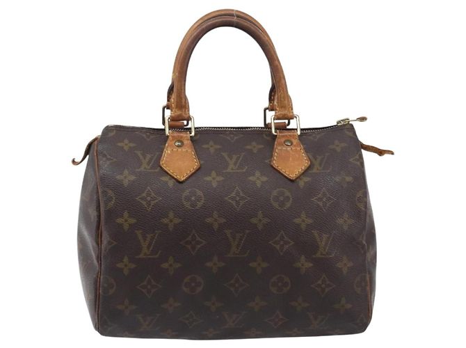 LOUIS VUITTON Monogram Speedy 25 Hand Bag M41528 LV Auth 207451 - view 13