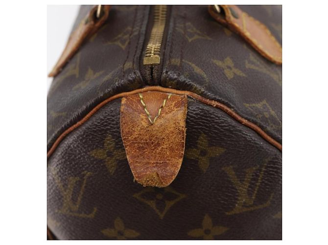 LOUIS VUITTON Monogram Speedy 25 Hand Bag M41528 LV Auth 207451 - view 21