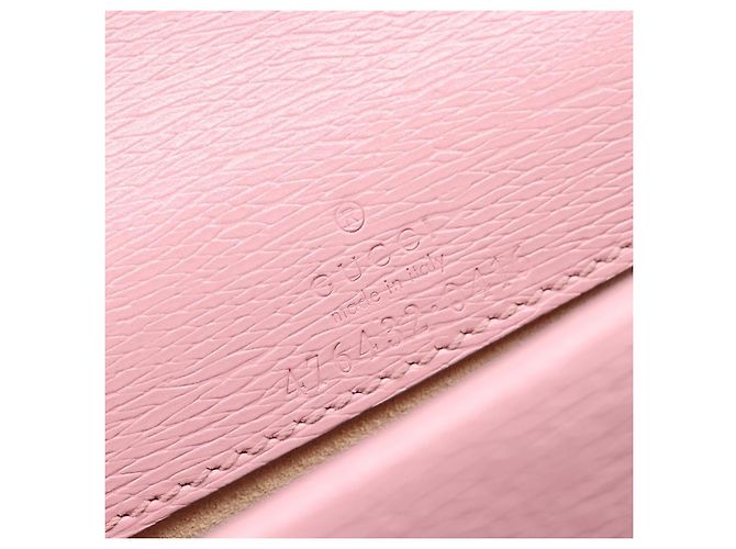Borsa a tracolla con catena GUCCI Dionysus Pelle Rosa Argento 476432 Auth 207694SAM - vista 11