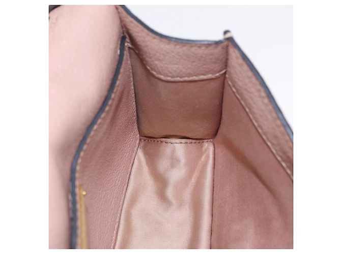 Bolsa de Ombro com Corrente Miu Miu em Couro Rosa Dourado Auth 202534A - vista 25