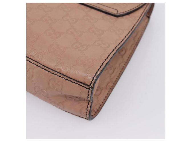 GUCCI GuccissimaGG Horsebit Emily Chain Shoulder Bag Leather 295402 Auth LN030V Rosa - vista 15