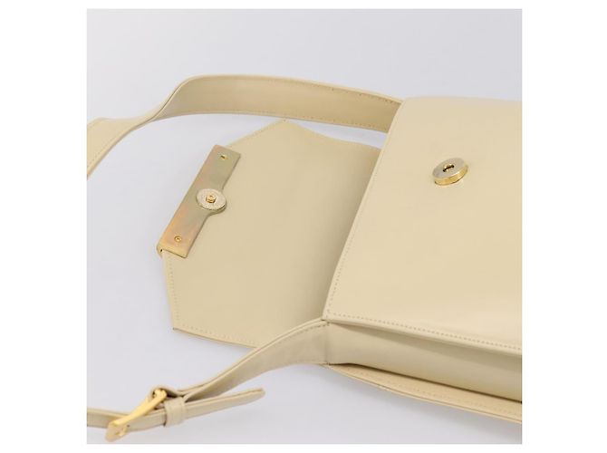 Borsa a tracolla GIVENCHY Pelle Ivory Gold Auth 207416 D'oro Crudo - vista 10