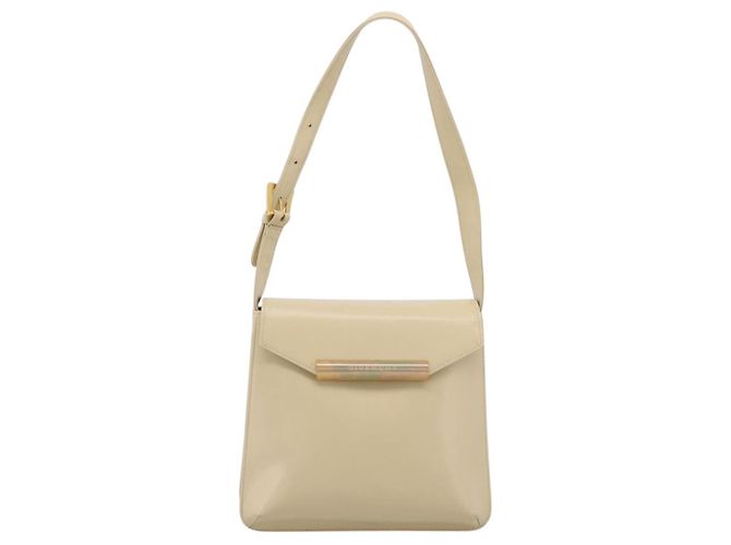 Borsa a tracolla GIVENCHY Pelle Ivory Gold Auth 207416 D'oro Crudo - vista 13