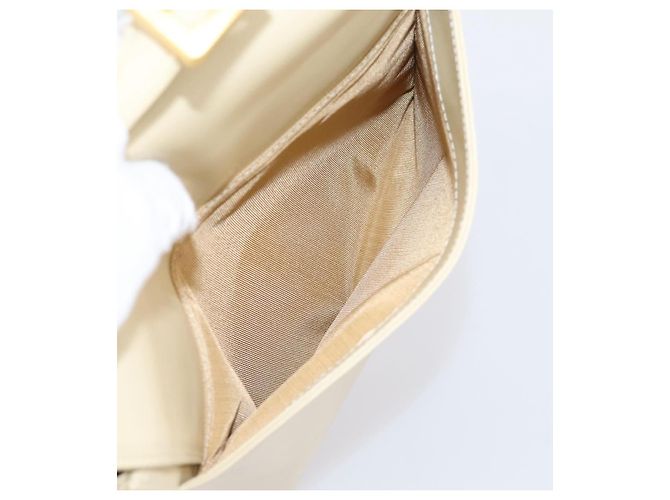Borsa a tracolla GIVENCHY Pelle Ivory Gold Auth 207416 D'oro Crudo - vista 23