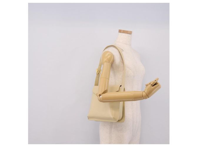 Borsa a tracolla GIVENCHY Pelle Ivory Gold Auth 207416 D'oro Crudo - vista 24