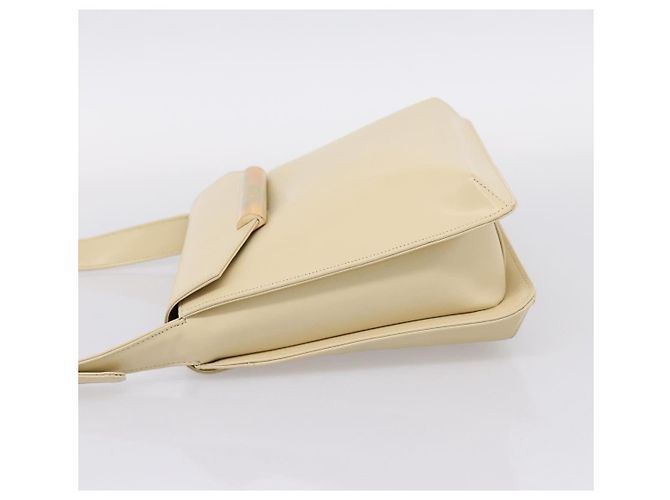 Borsa a tracolla GIVENCHY Pelle Ivory Gold Auth 207416 D'oro Crudo - vista 3