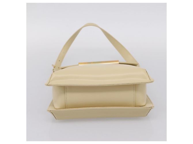 Borsa a tracolla GIVENCHY Pelle Ivory Gold Auth 207416 D'oro Crudo - vista 5
