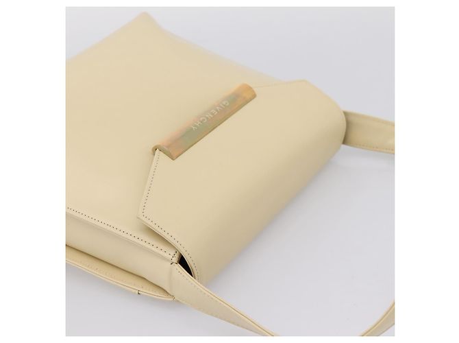 Borsa a tracolla GIVENCHY Pelle Ivory Gold Auth 207416 D'oro Crudo - vista 6