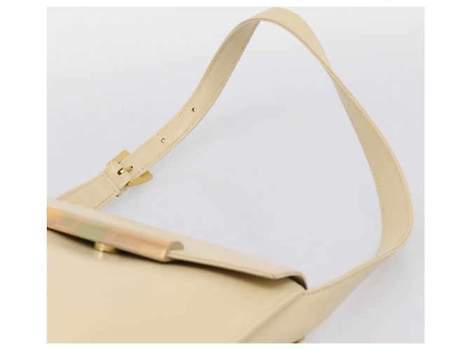 Borsa a tracolla GIVENCHY Pelle Ivory Gold Auth 207416 D'oro Crudo - vista 8