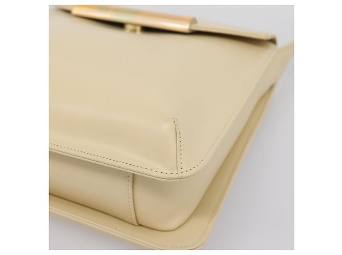 Borsa a tracolla GIVENCHY Pelle Ivory Gold Auth 207416 D'oro Crudo - vista 9