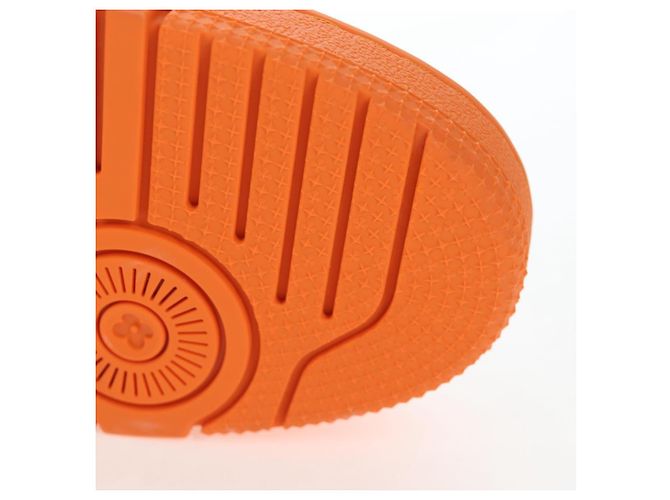 Scarpe LOUIS VUITTON Damier Pop LV Trainer 24 Orange 1ACN5S LV Auth BA15776M Arancione Damier ebene - vista 17