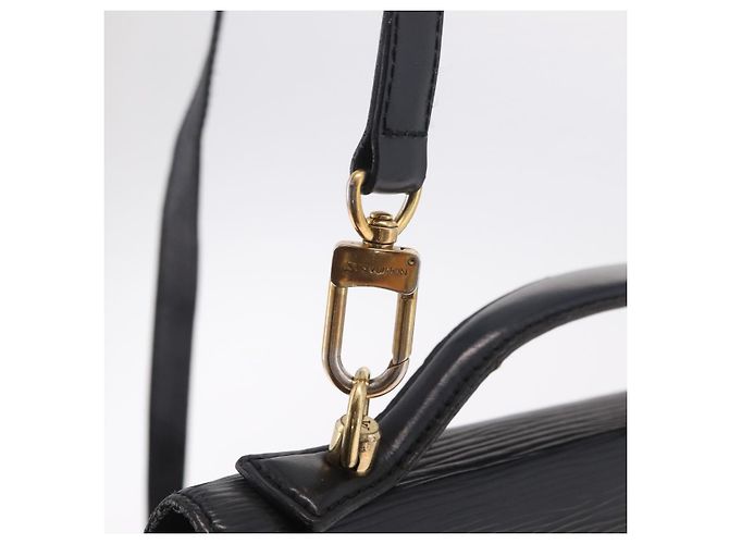 LOUIS VUITTON Epi Monceau 28 Hand Bag Black M52122 LV Auth bs37487 Noir - vue 23
