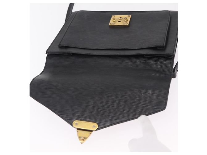 LOUIS VUITTON Epi Monceau 28 Hand Bag Black M52122 LV Auth bs37487 Noir - vue 25