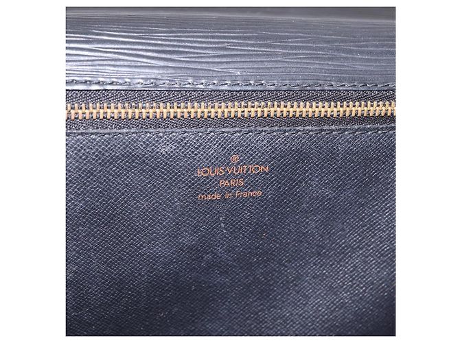 LOUIS VUITTON Epi Monceau 28 Hand Bag Black M52122 LV Auth bs37487 Noir - vue 28