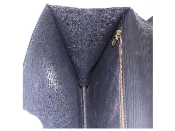 LOUIS VUITTON Epi Monceau 28 Hand Bag Black M52122 LV Auth bs37487 Noir - vue 30