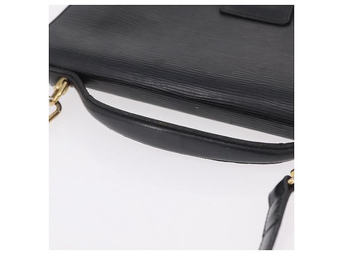 LOUIS VUITTON Epi Monceau 28 Hand Bag Black M52122 LV Auth bs37487 Noir - vue 7