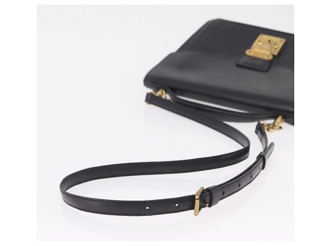 LOUIS VUITTON Epi Monceau 28 Hand Bag Black M52122 LV Auth bs37487 Noir - vue 8
