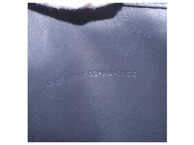 Christian Dior Schultertasche mit Kette Leder Silver Auth ka6506 Silber - Ansicht 12