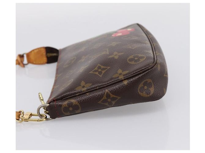 LOUIS VUITTON Monogram Cherry Pochette Accessoires Pouch M95008 Auth 207476SAV - vista 3