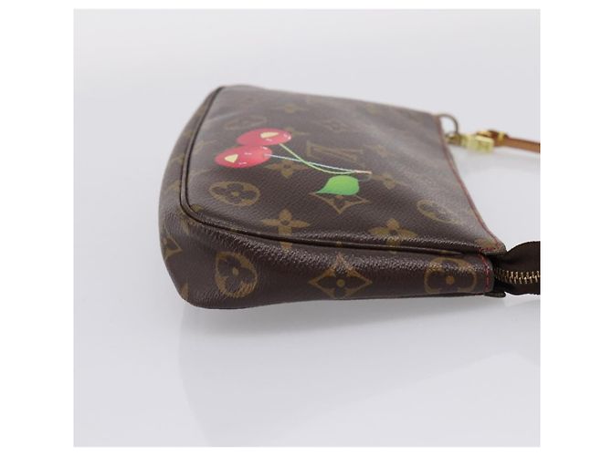 LOUIS VUITTON Monogram Cherry Pochette Accessoires Pouch M95008 Auth 207476SAV - vista 4