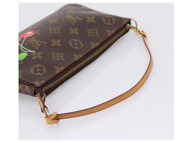 LOUIS VUITTON Monogram Cherry Pochette Accessoires Pouch M95008 Auth 207476SAV - vista 7