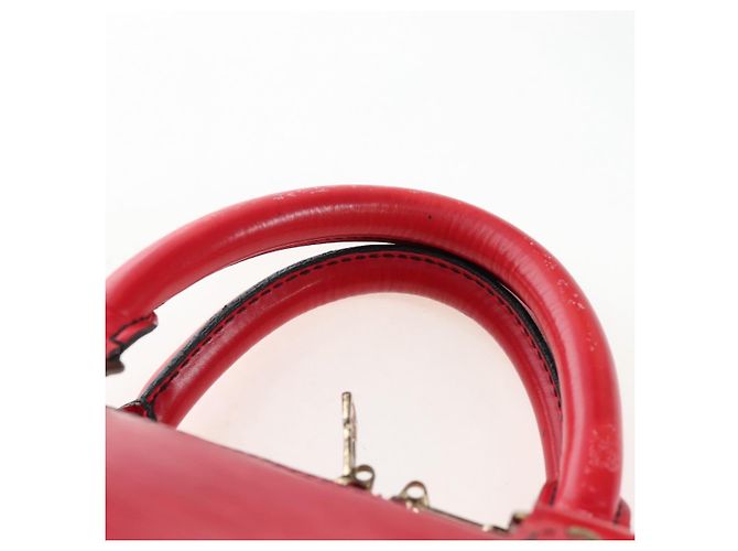 LOUIS VUITTON Epi Keepall 50 Boston Bag Red M42967 LV Auth ep16212A Rosso - vista 15