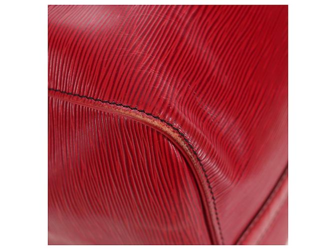 LOUIS VUITTON Epi Keepall 50 Boston Bag Red M42967 LV Auth ep16212A Rosso - vista 17