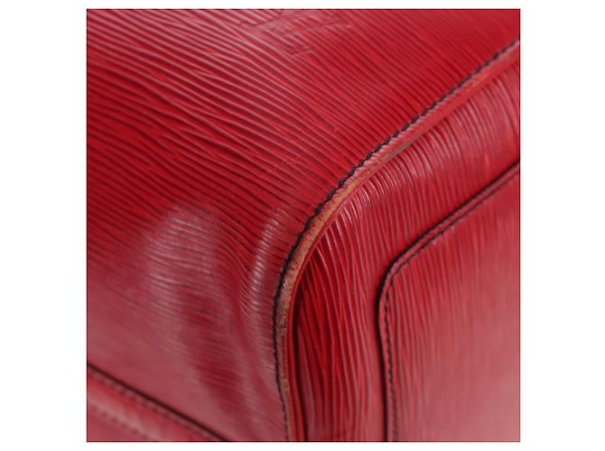 LOUIS VUITTON Epi Keepall 50 Boston Bag Red M42967 LV Auth ep16212A Rosso - vista 18