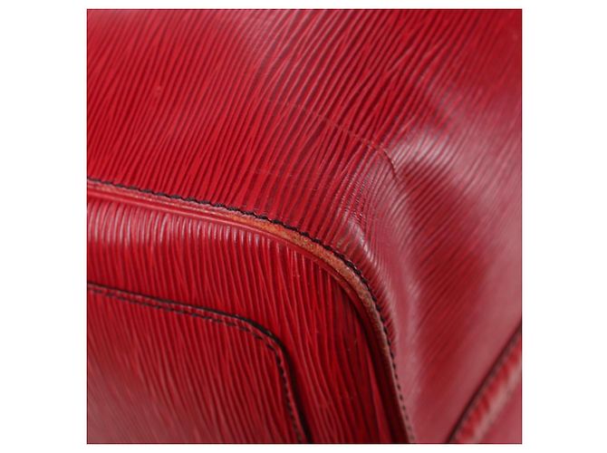 LOUIS VUITTON Epi Keepall 50 Boston Bag Red M42967 LV Auth ep16212A Rosso - vista 19