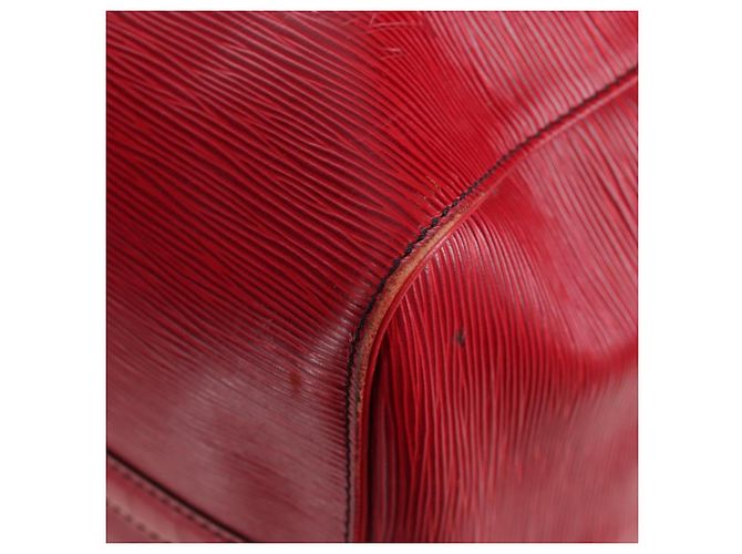LOUIS VUITTON Epi Keepall 50 Boston Bag Red M42967 LV Auth ep16212A Rosso - vista 20
