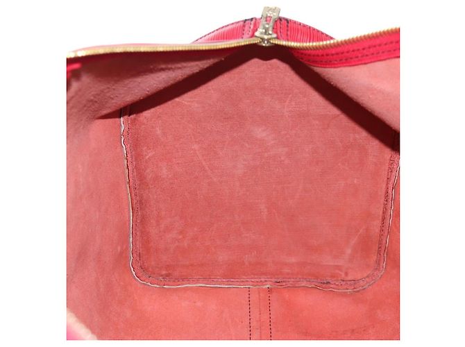 LOUIS VUITTON Epi Keepall 50 Boston Bag Red M42967 LV Auth ep16212A Rosso - vista 24