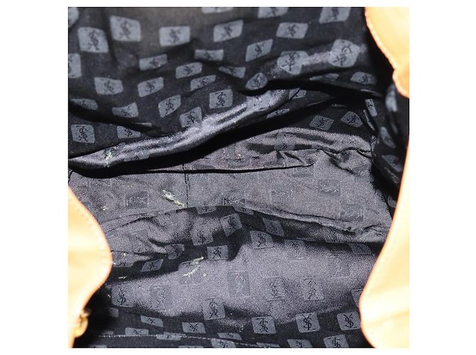 Autre Marque Saint Laurent Tote Bag PVC Canvas Black Gold Auth 205428 Schwarz Golden - Ansicht 12