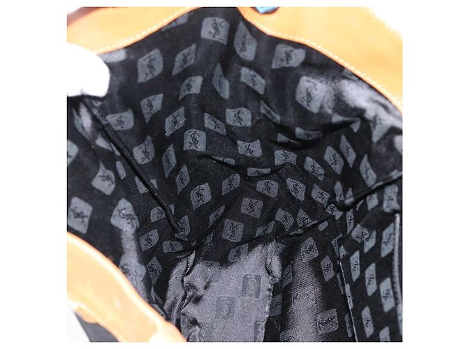 Autre Marque Saint Laurent Tote Bag PVC Canvas Black Gold Auth 205428 Schwarz Golden - Ansicht 20