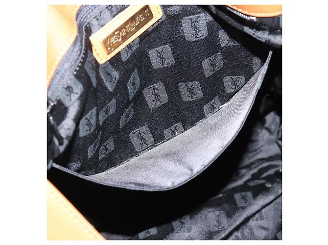 Autre Marque Saint Laurent Tote Bag PVC Canvas Black Gold Auth 205428 Schwarz Golden - Ansicht 23