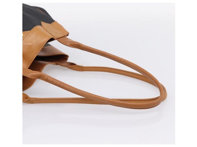 Autre Marque Saint Laurent Tote Bag PVC Canvas Black Gold Auth 205428 Schwarz Golden - Ansicht 7