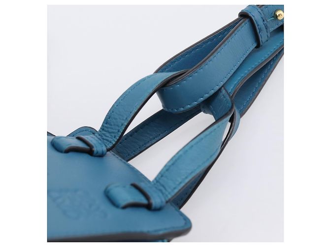 LOEWE Ghibli Spirited Away Boh Mouse Yu-Bird Hammock Drawstring Auth 167636SAM Blau - Ansicht 14