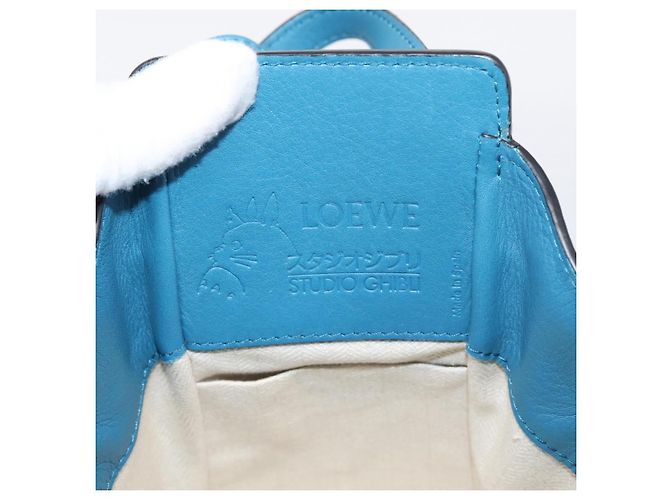 LOEWE Ghibli Spirited Away Boh Mouse Yu-Bird Hammock Drawstring Auth 167636SAM Blau - Ansicht 23