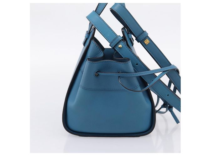 LOEWE Ghibli Spirited Away Boh Mouse Yu-Bird Hammock Drawstring Auth 167636SAM Blau - Ansicht 3