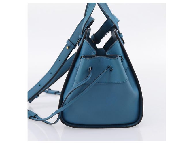 LOEWE Ghibli Spirited Away Boh Mouse Yu-Bird Hammock Drawstring Auth 167636SAM Blau - Ansicht 4