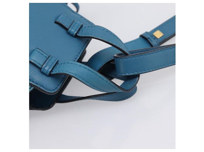 LOEWE Ghibli Spirited Away Boh Mouse Yu-Bird Hammock Drawstring Auth 167636SAM Blau - Ansicht 7