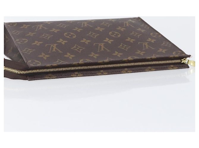 LOUIS VUITTON Monogram Poche Toilette 26 Pouch M47542 LV Auth 207402A Monogramma - vista 5