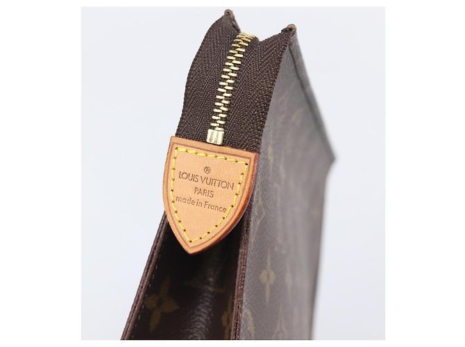 LOUIS VUITTON Monogram Poche Toilette 26 Pouch M47542 LV Auth 207402A Monogramma - vista 8