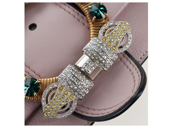 Sac à épaule Miu Miu Cuir Rose Or Auth 206340M Doré - vue 22